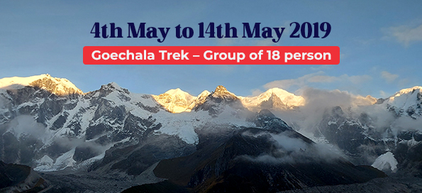 4th May to 14th May 2019 – Goechala Trek – Group of 18 person